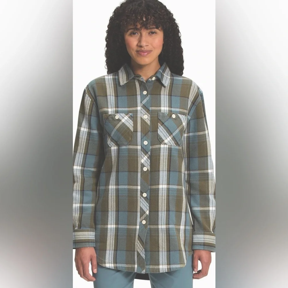 NEW THE NORTH FACE - Valley Twill Flannel Shirt - Picture 2 of 13
